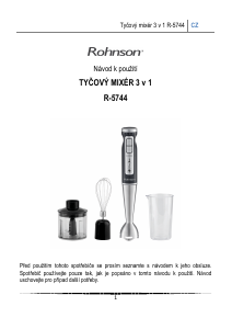 Manuál Rohnson R-5744 Ruční mixér