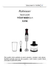 Manuál Rohnson R-5788 Ruční mixér