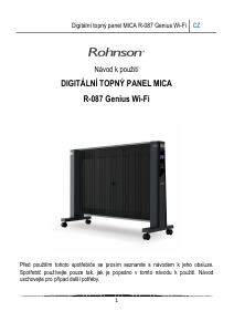 Manuál Rohnson R-087 Topení