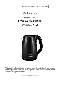 Manuál Rohnson R-7535 Konvice