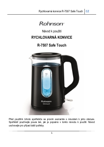 Manuál Rohnson R-7507 Konvice