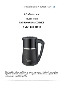 Manuál Rohnson R-7534 Konvice