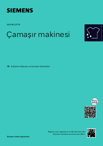 Kullanım kılavuzu Siemens WG64K2Z0TR Çamaşır makinesi