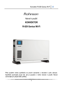 Manuál Rohnson R-029 Topení