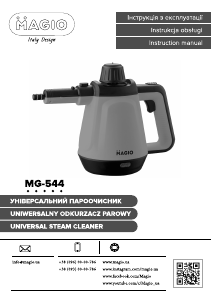 Handleiding Magio MG-544 Stoomreiniger