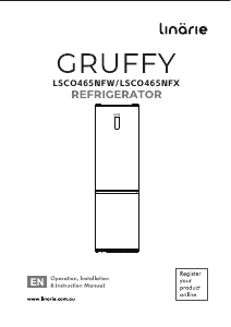 Manual Linärie LSCO465NFW Gruffy Fridge-Freezer