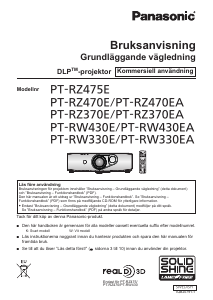 Bruksanvisning Panasonic PT-RZ470EA Projektor