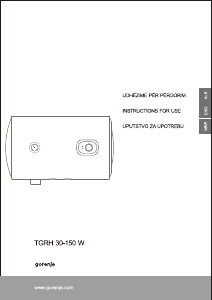 Manual Gorenje TGRH100W Boiler