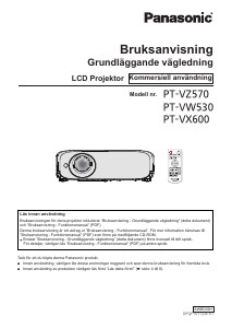 Manual Panasonic PT-VZ570 Projector