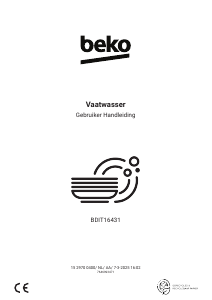 Handleiding BEKO BDIT16431 Vaatwasser