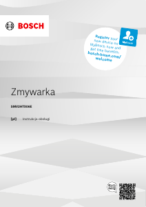 Instrukcja Bosch SMV2HTX06E Zmywarka
