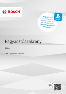 Használati útmutató Bosch GIN81ACE0 Fagyasztó