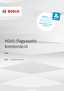 Használati útmutató Bosch KGN392LAG Hűtő és fagyasztó