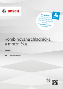 Manuál Bosch KMC85LBEA Lednice s mrazákem