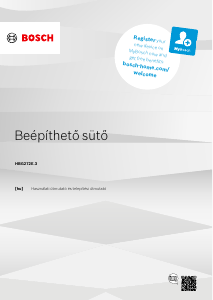 Használati útmutató Bosch HBG272EB3 Kemence
