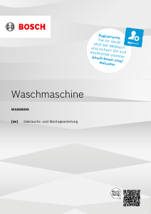 Bedienungsanleitung Bosch WAN28095NL Waschmaschine