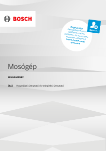 Használati útmutató Bosch WGG244Z5BY Mosógép