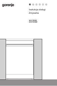 Instrukcja Gorenje GS673B90X Zmywarka