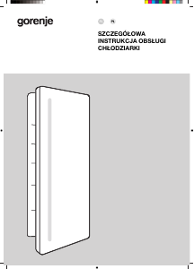 Instrukcja Gorenje RI517E41WF Lodówka