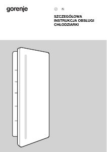 Instrukcja Gorenje RI517E62WF Lodówka