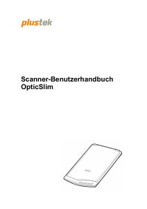Bedienungsanleitung Plustek OpticSlim 2610 Plus Scanner