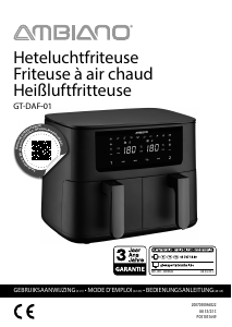 Bedienungsanleitung Ambiano GT-DAF-01 Fritteuse