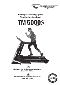 Bruksanvisning Christopeit TM 5000S Löpband