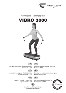 Manuál Christopeit Vibro 3000 Vibrační deska