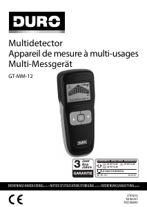 Mode d’emploi DURO GT-MM-12 Multimètre