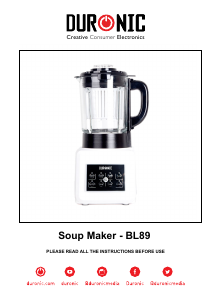 Instrukcja Duronic BL89 Blender