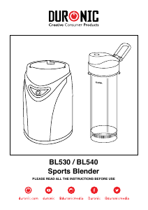 Handleiding Duronic BL530 Blender