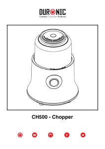 Bruksanvisning Duronic CH500 Minihackare
