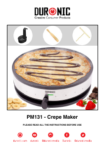 Manuale Duronic PM131 Crepiera
