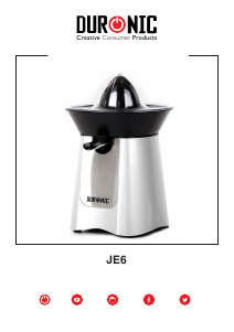 Manuale Duronic JE6BK Centrifuga