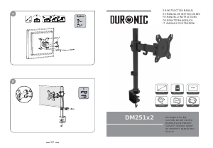 Manual Duronic DM251X2 Monitor Mount