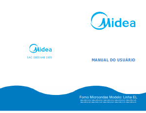 Manual Midea MM-20EL1VW Micro-onda