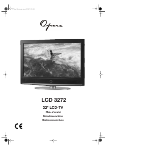 Bedienungsanleitung Opera LCD3272 LCD fernseher