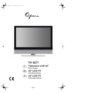 Bedienungsanleitung Opera LCD4271 LCD fernseher