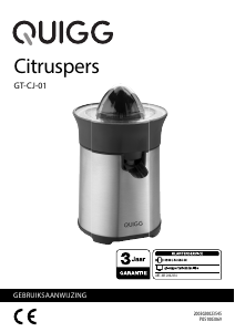 Handleiding Quigg GT-CJ-01 Citruspers