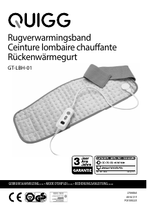 Mode d’emploi Quigg GT-LBH-01 Coussin chauffant
