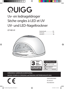 Bedienungsanleitung Quigg GT-ND-01 Nageltrockner