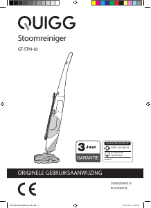Handleiding Quigg GT-STM-02 Stoomreiniger