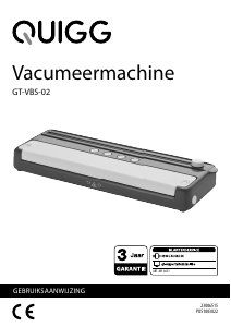 Handleiding Quigg GT-VBS-02 Vacumeermachine