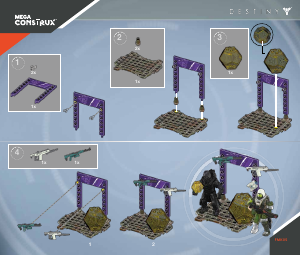 Bedienungsanleitung Mega Construx set FMK05 Destiny Xur arsenal