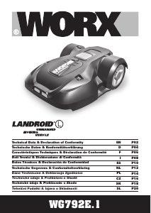 Manuál Worx WG792E.1 Landroid Travní sekačka
