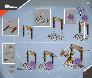 Mode d’emploi Mega Construx set FMK06 Destiny Arsenal de Lord Saladin