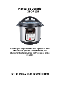 Manual de uso Xion XI-OP105 Olla a presión