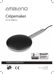Handleiding Ambiano GT-SF-CMH-01 Crepemaker