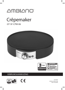 Handleiding Ambiano GT-SF-CPM-06 Crepemaker
