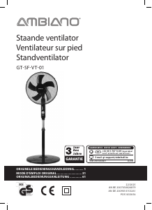 Mode d’emploi Ambiano GT-SF-VT-01 Ventilateur